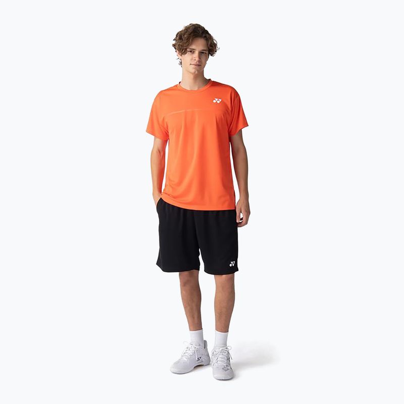 Maglietta da tennis da uomo YONEX 10728 Crew Neck cyber orange 2