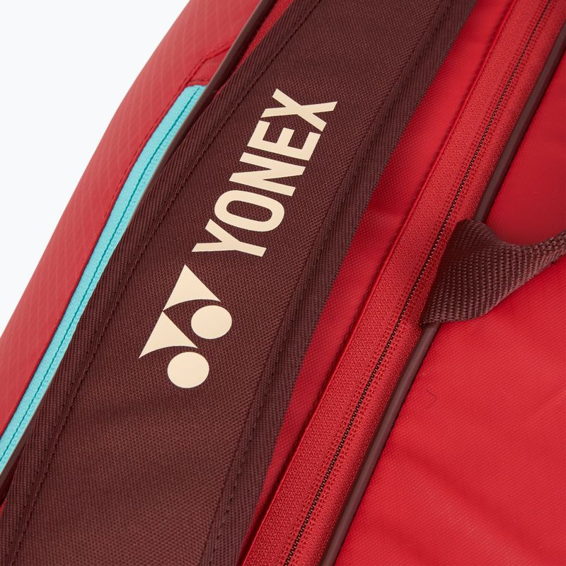Borsa da tennis YONEX 42529 Team Racquet Bag 9 pcs ruby red 9