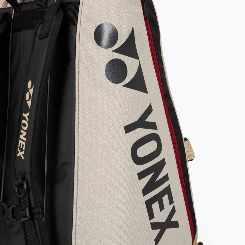 Borsa da tennis YONEX 72629 Gearlogic Racket Bag 9 pcs beige 9