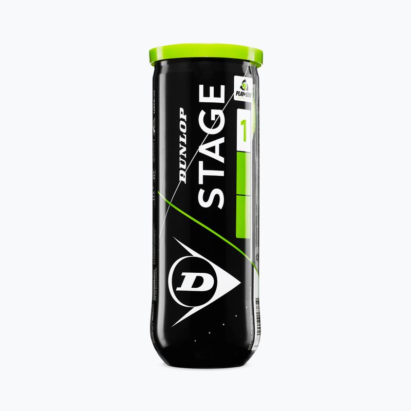 Palline da tennis per bambini Dunlop Stage 1 3 pezzi verde 601338 2