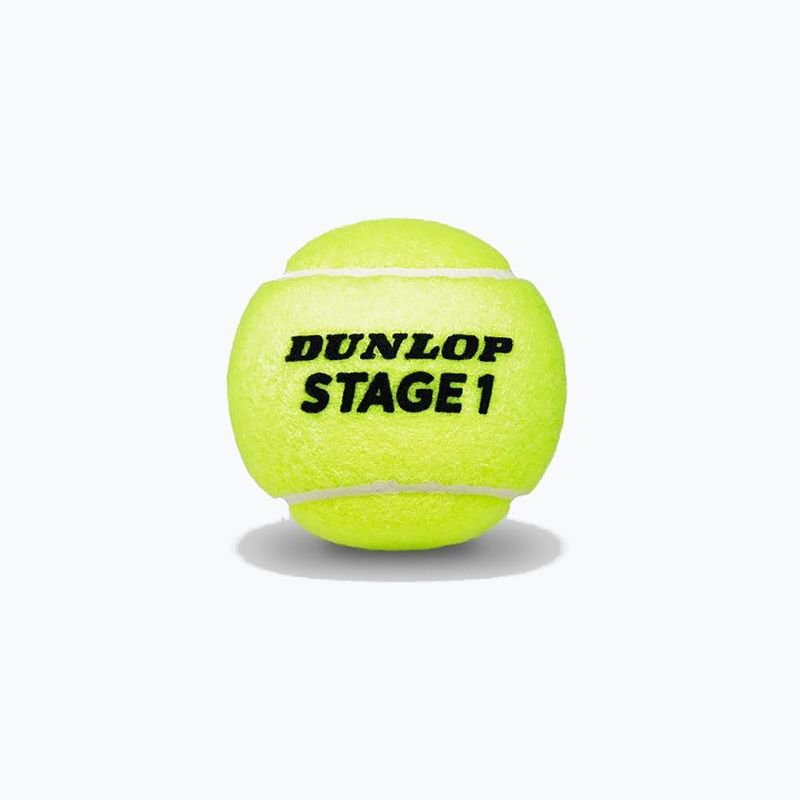 Palline da tennis per bambini Dunlop Stage 1 60 pz. verde 601342 2
