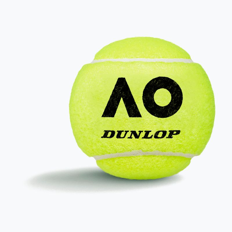Palline da tennis Dunlop Australian Open 4B 4 pezzi verde. 2