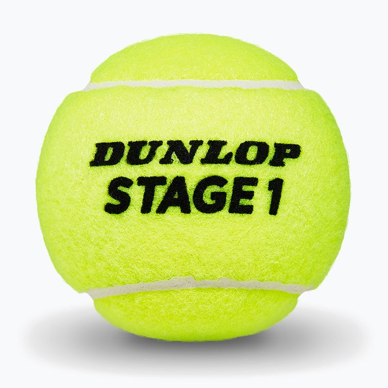 Palline da tennis Dunlop Stage 1 3 pack green 3