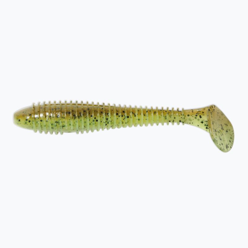 Keitech Swing Impact Fat esca in gomma 6 pezzi zucca verde/cartrea