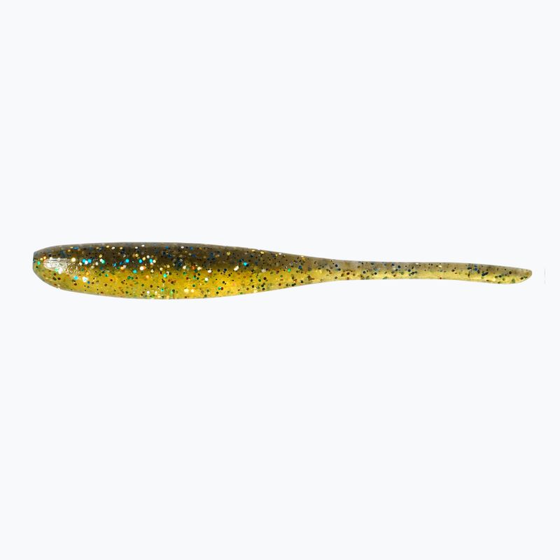 Keitech Shad Impact esca in gomma 12 pezzi giallo fumo