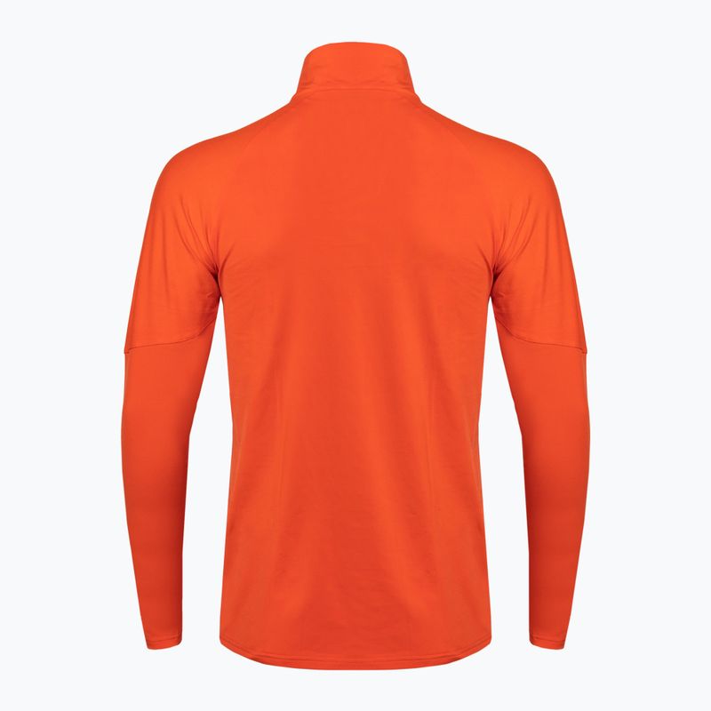 Felpa Phenix Twinpeaks 1/2 Zip arancione da uomo 2