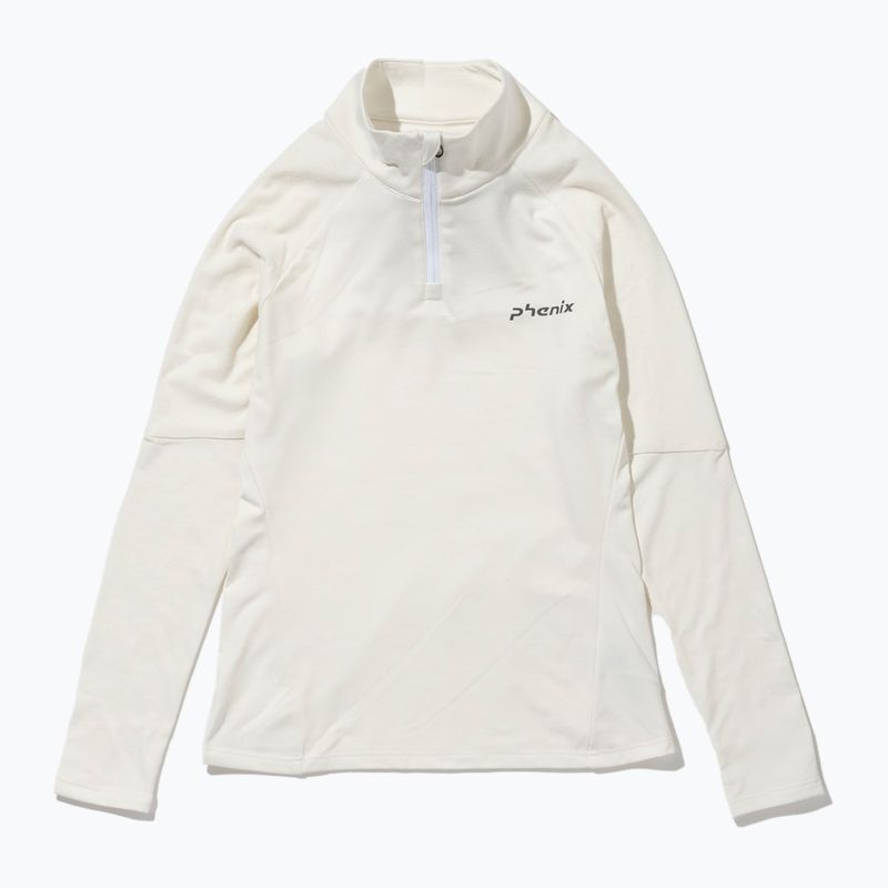 Felpa donna Phenix Twinpeaks 1/2 Zip bianco 5