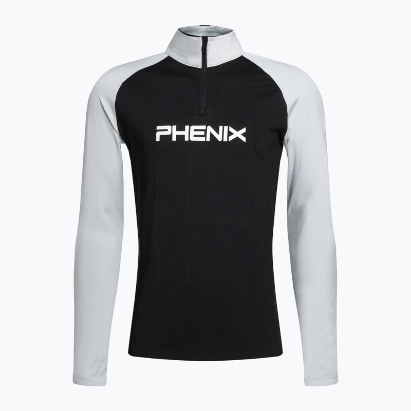 Felpa da uomo Phenix Retro70 1/2 Zip nero