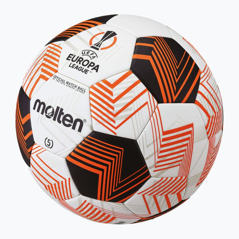 Molten football F5U5000-34 Fifa UEFA Europa League 23/24 bianco/arancio taglia 5 3
