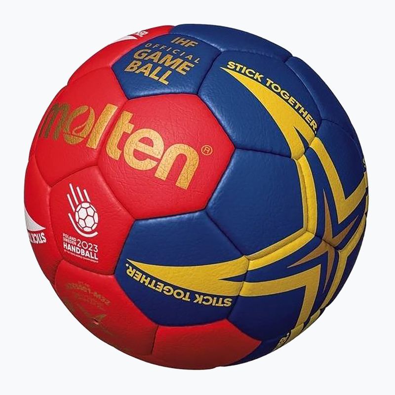 Pallamano Molten H3X5001-M3Z bianco/blu misura 3 9