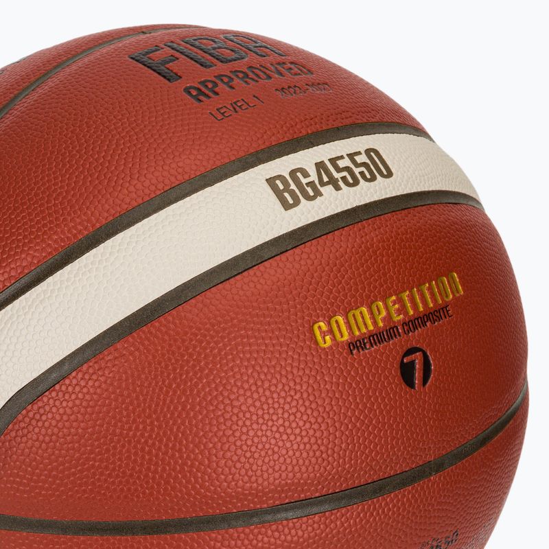 Pallacanestro Molten B7G4550 FIBA marrone taglia 7 3