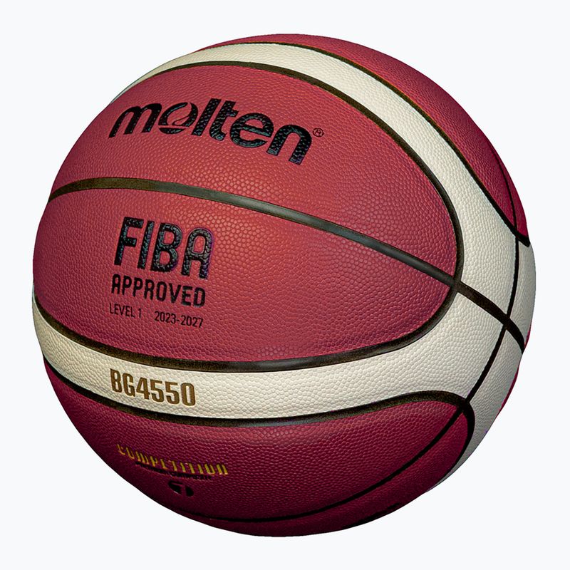 Pallacanestro Molten B7G4550 FIBA marrone taglia 7 2