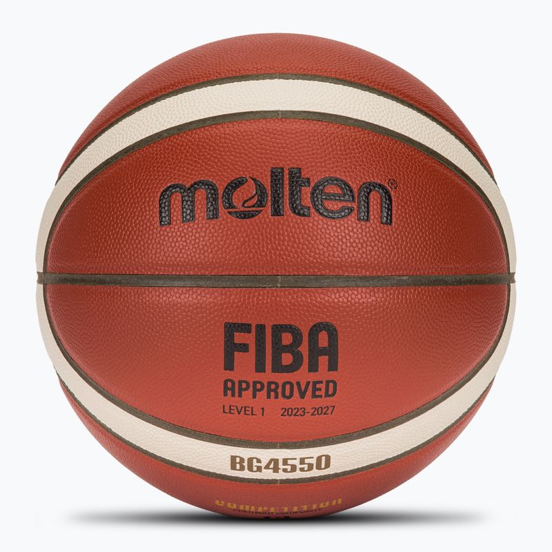 Pallacanestro Molten B6G4550 FIBA marrone taglia 6