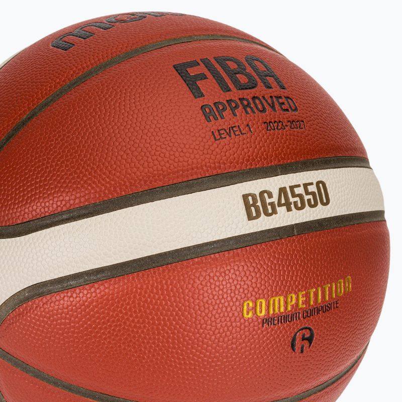 Pallacanestro Molten B6G4550 FIBA marrone taglia 6 3
