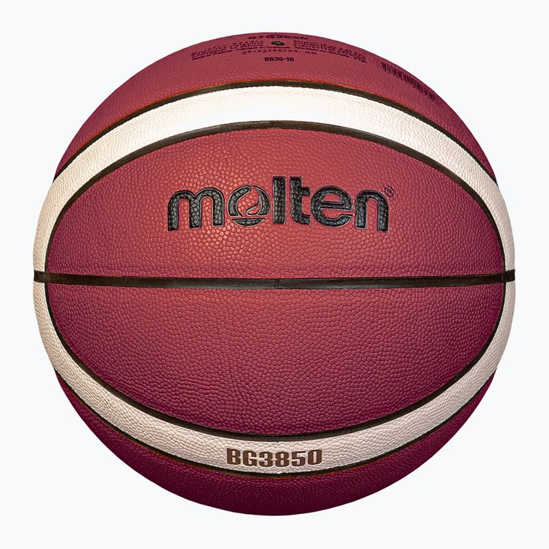 Pallacanestro Molten B7G3850 FIBA marrone taglia 7 2