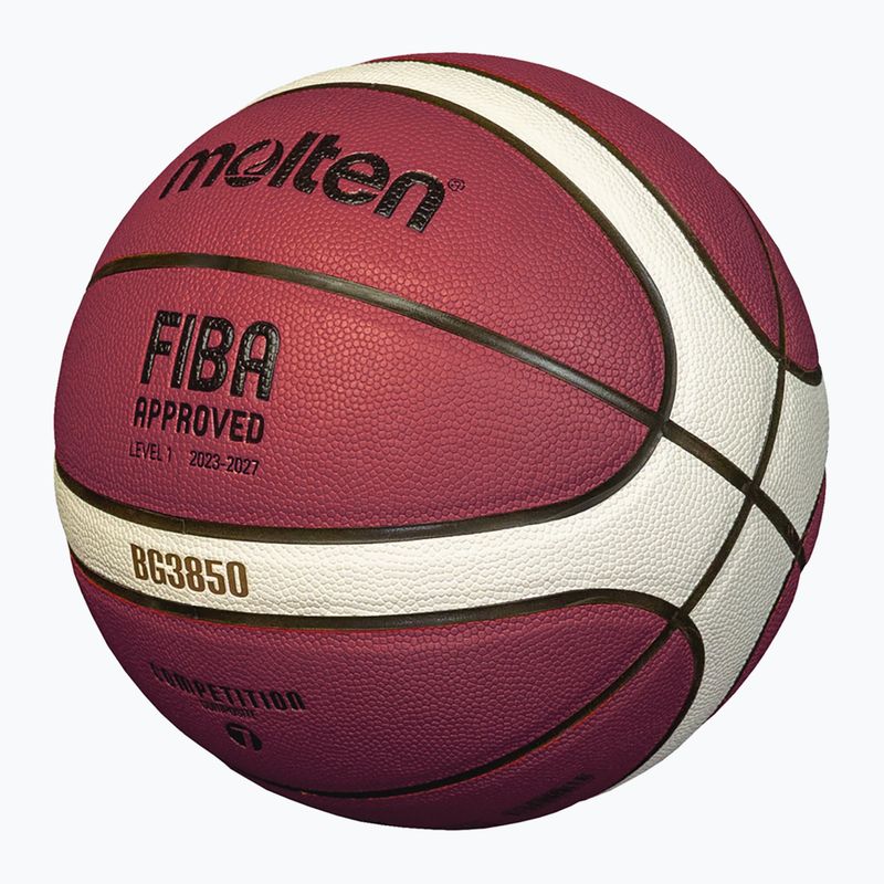 Pallacanestro Molten B7G3850 FIBA marrone taglia 7 3