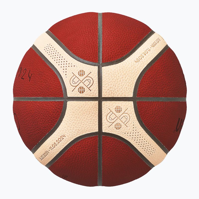 Pallacanestro Molten B7G5000-S4F FIBA marrone taglia 7 2