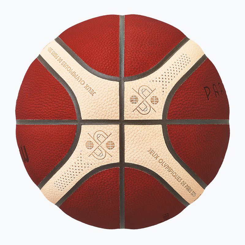 Pallacanestro Molten B7G5000-S4F FIBA marrone taglia 7 3