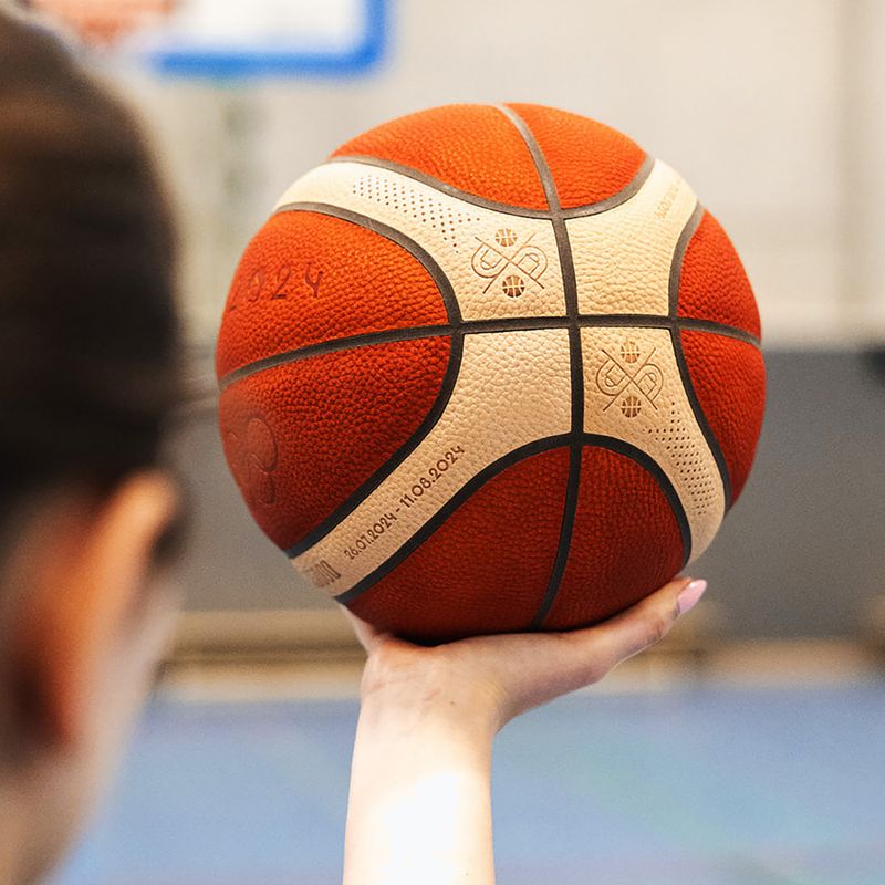 Pallacanestro Molten B7G5000-S4F FIBA marrone taglia 7 5