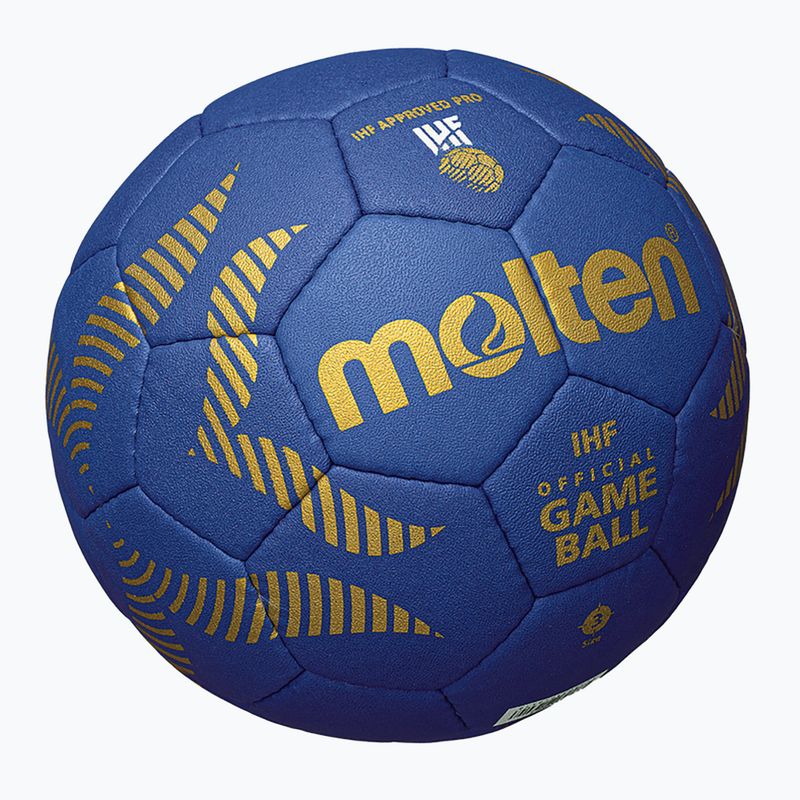 Pallamano Molten H3A5000-B IHF OFFICIAL BALL blu misura 3 3