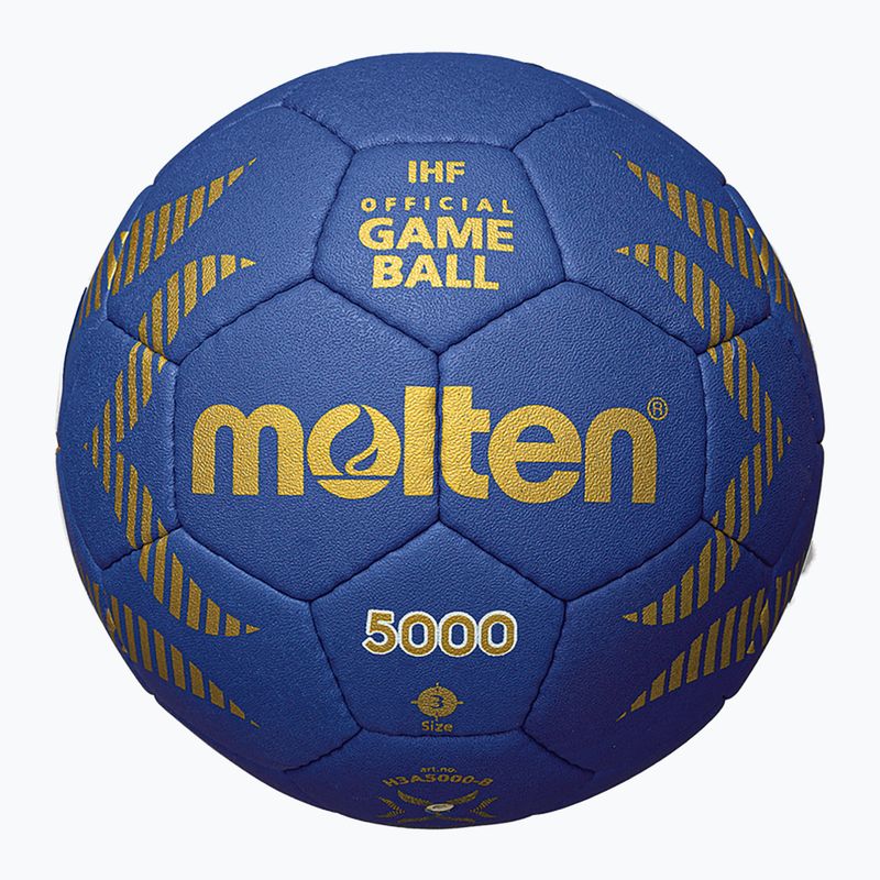 Pallamano Molten H2A5000-B IHF OFFICIAL BALL blu misura 2 3