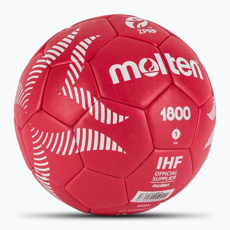 Pallamano Molten H1A1800-PL rosso taglia 1 2