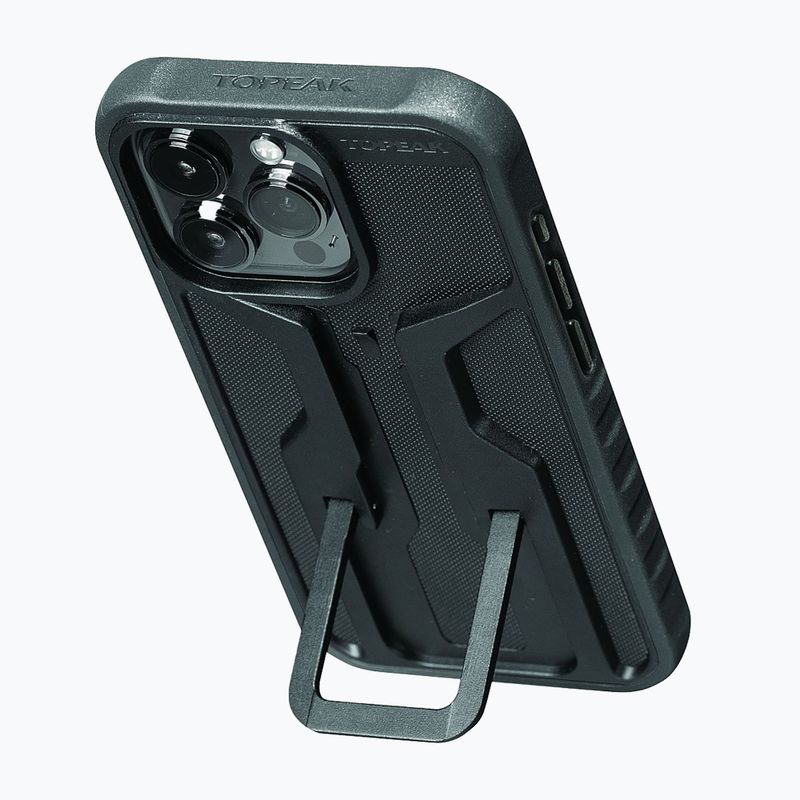 Topeak RideCase Custodia per iPhone 15 nero/grigio 3