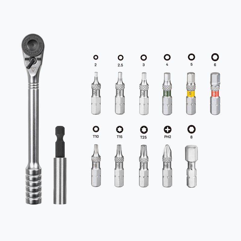 Topeak Ratchet Rocket Essential HD chiave per bicicletta nera 3