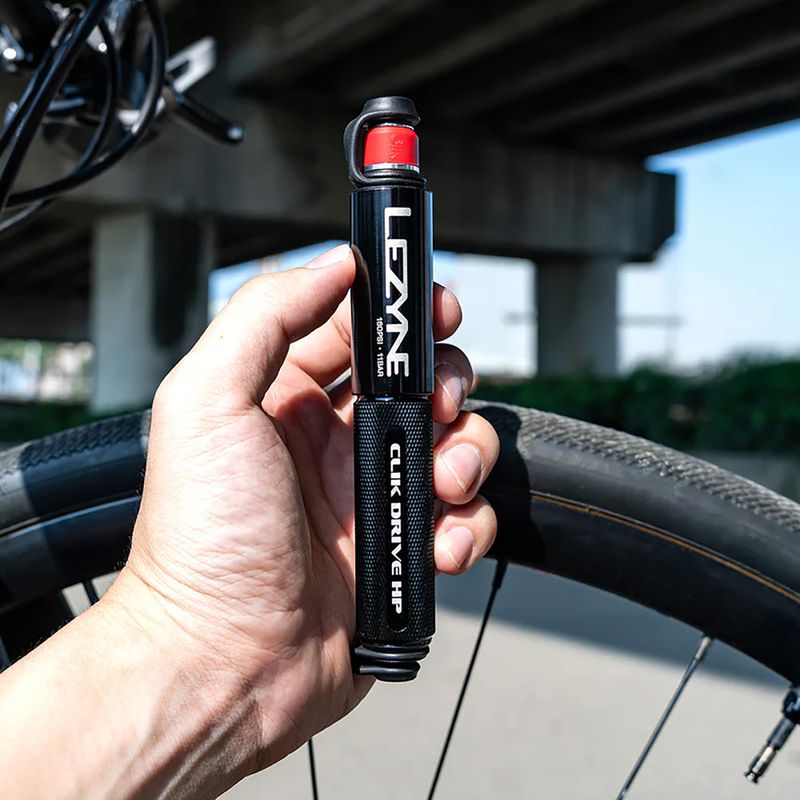 Pompa per bicicletta Lezyne Clik Drive HP 160psi black 6