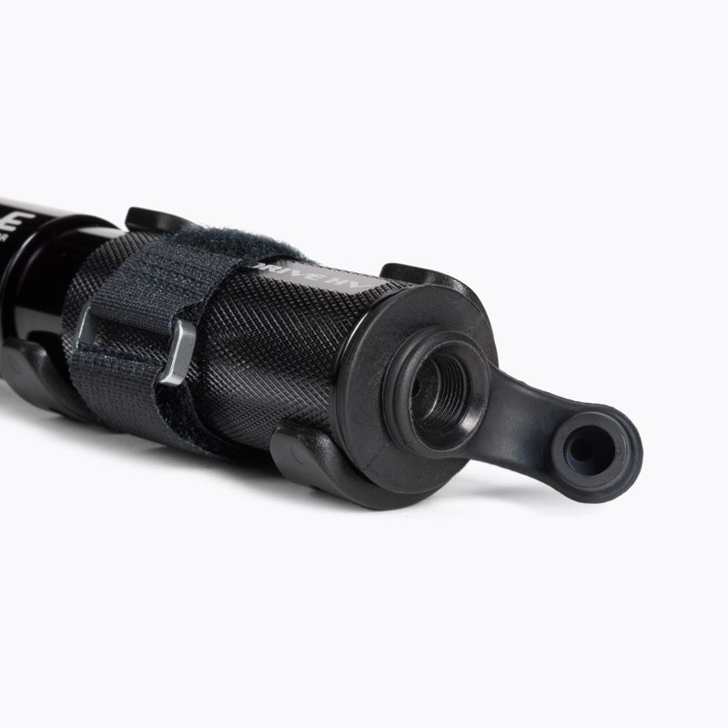 Lezyne Pocket Drive HV ABS Flex Hose pompa per bicicletta 90psi nero 4