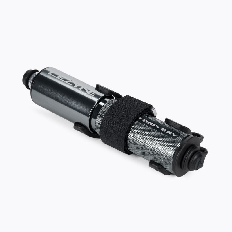 Pompa per bicicletta Lezyne Pocket Drive HV ABS Flex Hose grigio