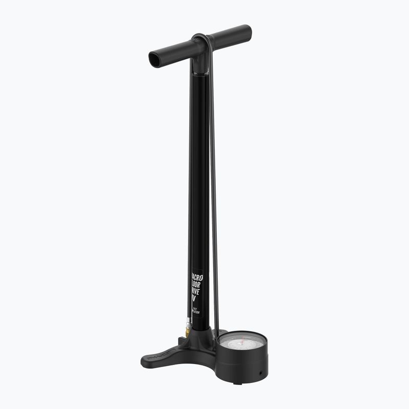 Pompa da bicicletta Lezyne Macro HV Floor Drive DV 100psi nero piatto