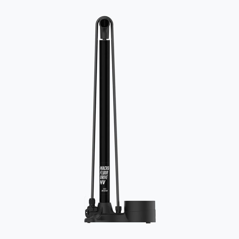 Pompa da bicicletta Lezyne Macro HV Floor Drive DV 100psi nero piatto 2
