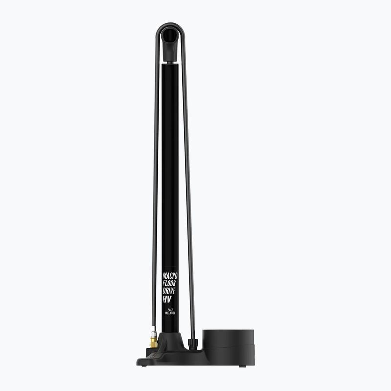 Pompa da bicicletta Lezyne Macro HV Floor Drive DV 100psi nero piatto 4