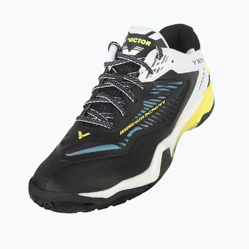 Scarpe da badminton da uomo VICTOR A830NitroLite CA antracite/bianco brillante 8