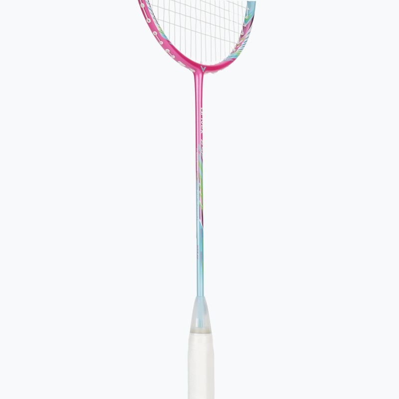 Racchetta da badminton VICTOR DriveX 6SP QM fluorescent rose-red/light blue 4