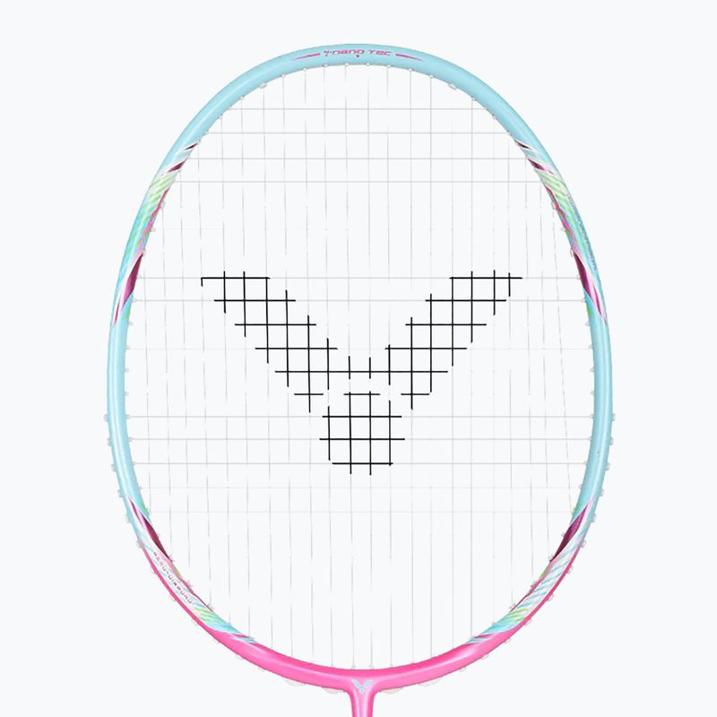 Racchetta da badminton VICTOR DriveX 6SP QM fluorescent rose-red/light blue 2