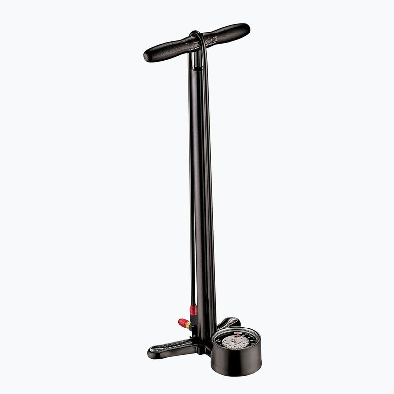 Pompa per bicicletta Lezyne Classic Floor Drive 3.5 220psi nero metallizzato