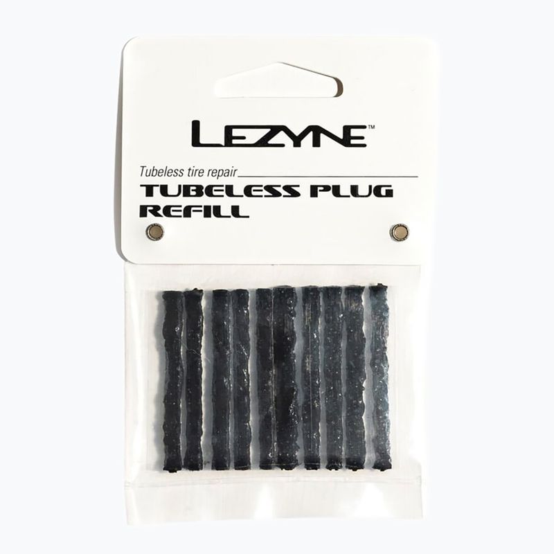 Gomma per riparazione pneumatici Lezyne Tubeless Plug Refill 10 pz. nero 2