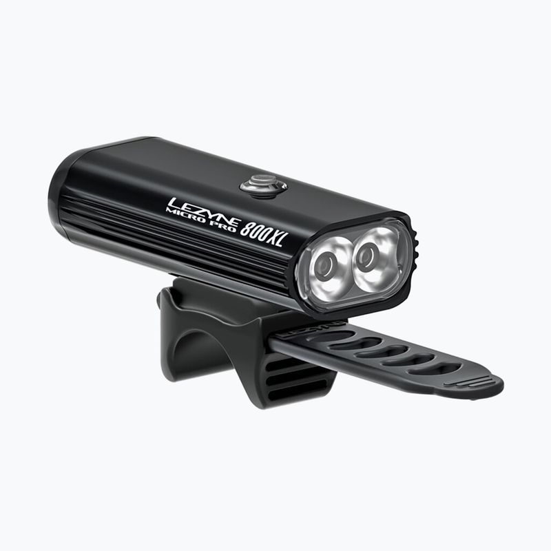 Lezyne luce per bicicletta anteriore Micro Drive Pro 800 Xl con carica a distanza nero lucido 2