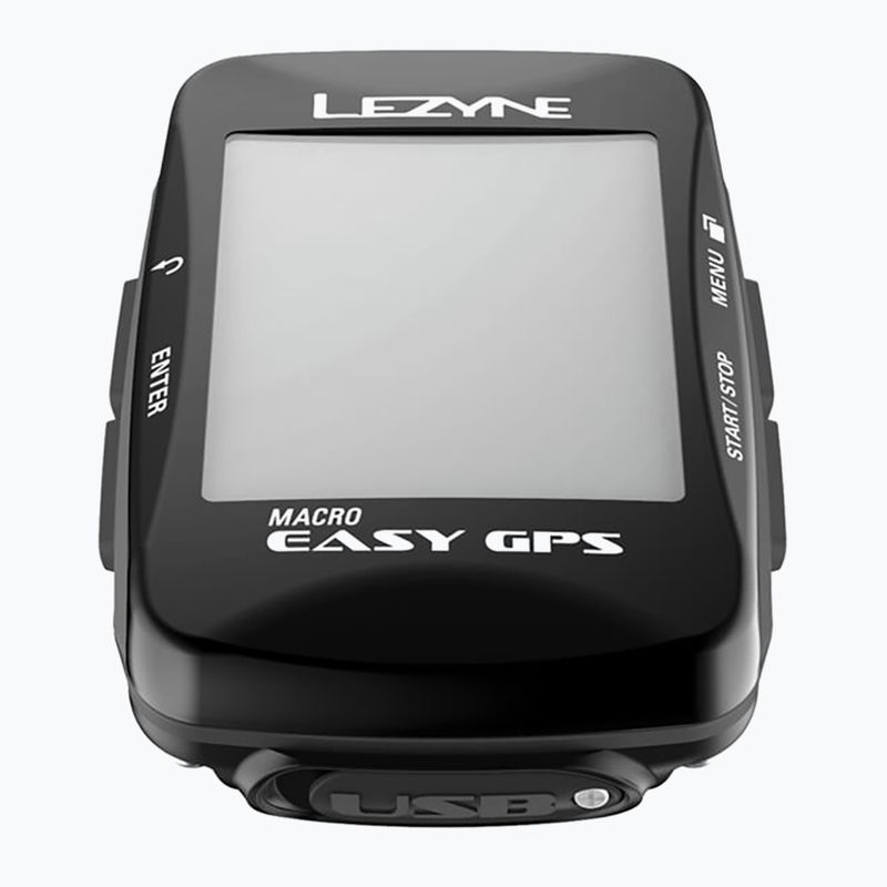 Lezyne Macro Easy GPS contabiciclette nero 3