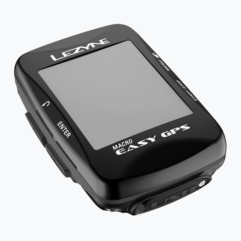 Lezyne Macro Easy GPS contabiciclette nero 4