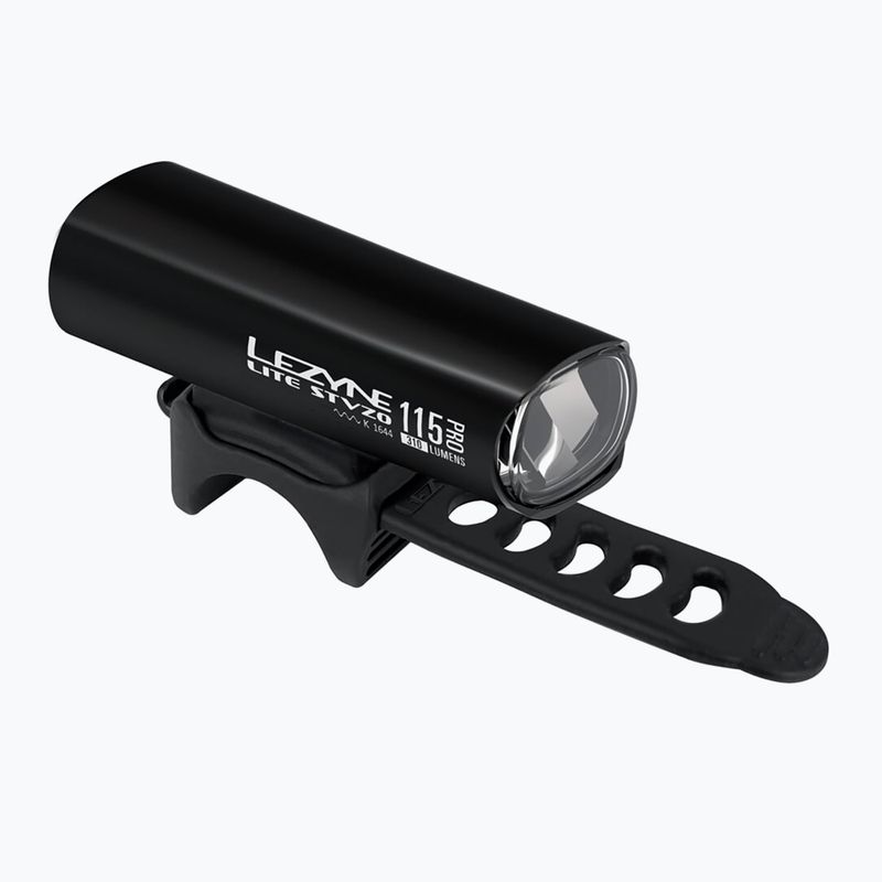 Lezyne Lite Drive StVZO Pro 115 luce anteriore per bicicletta nera lucida