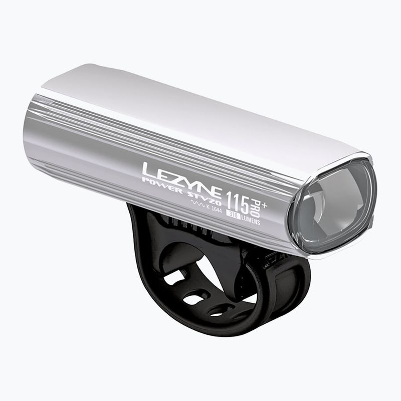 Lezyne Power Stvzo Pro 115 luce anteriore per bicicletta argento lucido