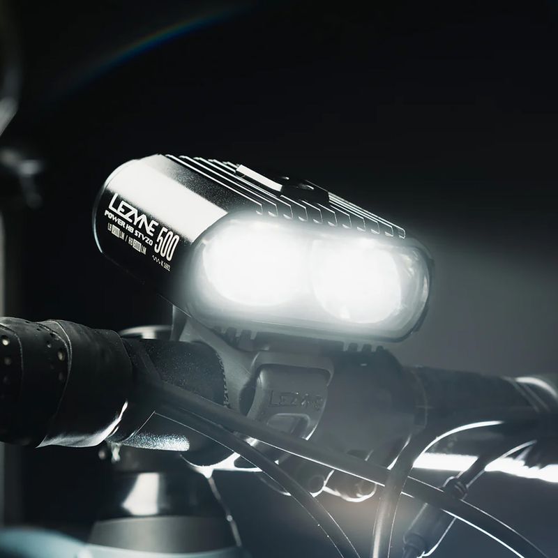 Lezyne Power HB Drive Stvzo 500 Caricato luce anteriore per bicicletta nera 4