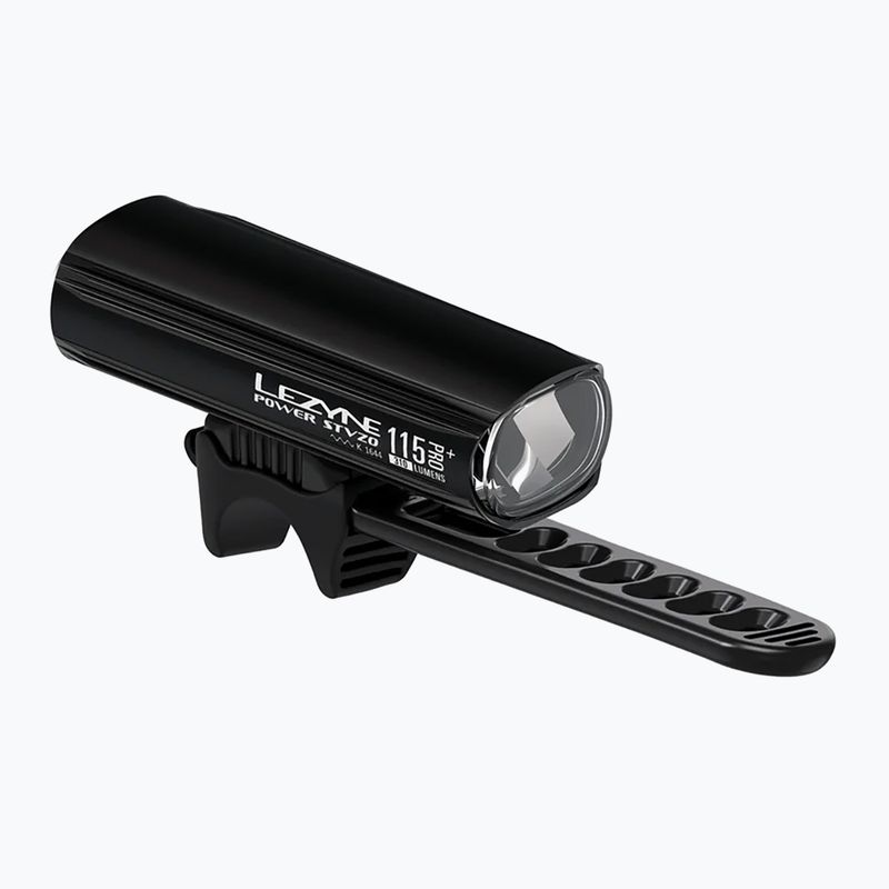 Lezyne Power Stvzo Pro 115 Caricato a distanza luce anteriore per bicicletta nera lucida 2