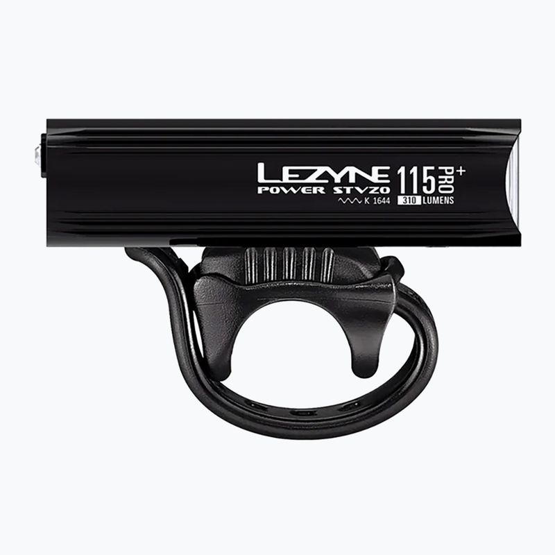 Lezyne Power Stvzo Pro 115 Caricato a distanza luce anteriore per bicicletta nera lucida 3