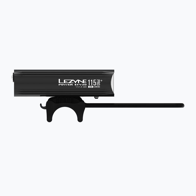 Lezyne Power Stvzo Pro 115 Caricato a distanza luce anteriore per bicicletta nera lucida 4