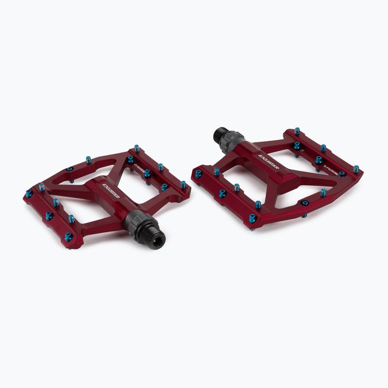 Pedali da bicicletta Exustar PB557 rossi
