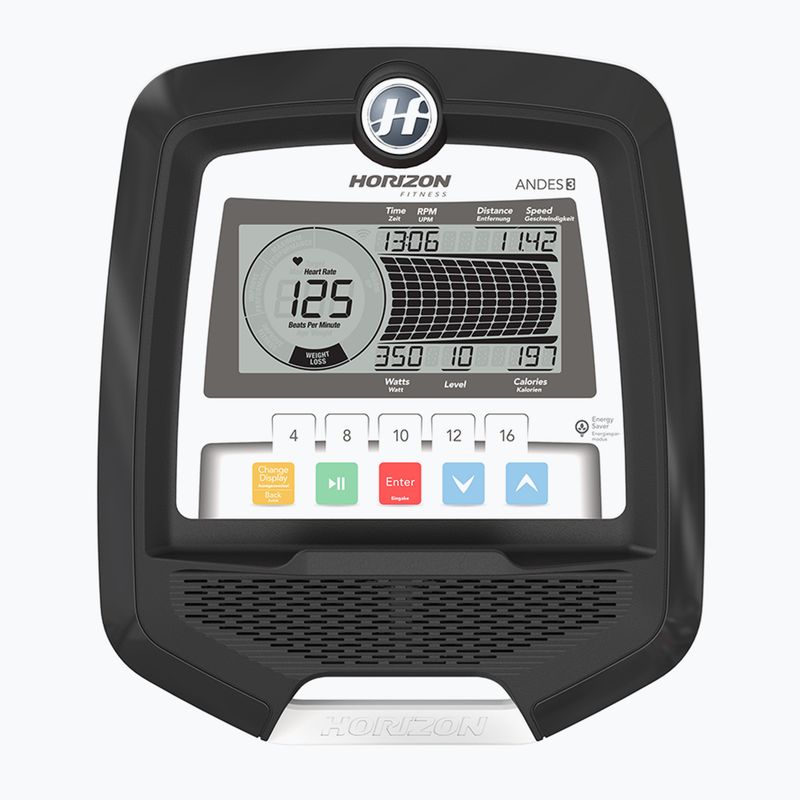 Horizon Fitness Andes 3.1 nero/bianco, allenatore ellittico 3
